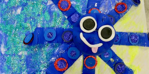 How to make an octopus using a recycled plastic bottle